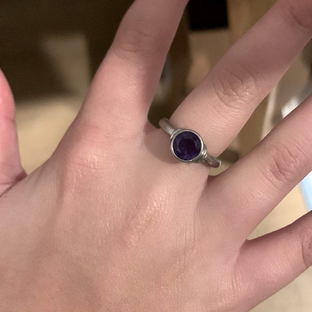 Amethyst Sterling Silver Ring